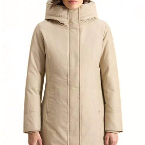 Woolrich Parka Parka Donna Boulder Faux Fur Beige A24 - WOOLRICHCFWWOU0724FRUT0001 - OXT - S - Francavilla Moda
